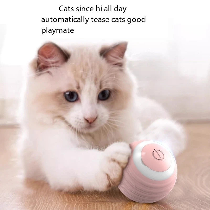 Cat Interactive Ball Smart Cat Toys Indoor Automatic Rolling Magic Ball Electronic Interactive Cat Toy Cat Game Accessories